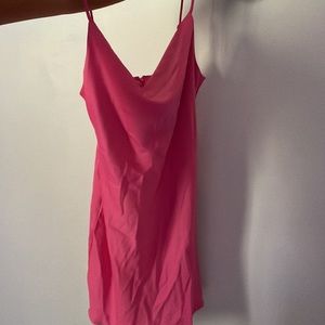 Urban outfitters pink cowl neck dress